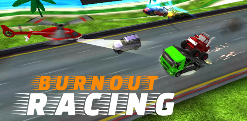 Burnout Racing powerup to crash and smash any cars