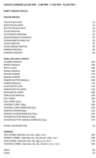 Santusht Snack Center menu 3