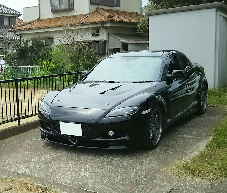 RX-8 雨宮ダクトボンネット  FRP