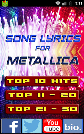 Metal Songs for METALLICA