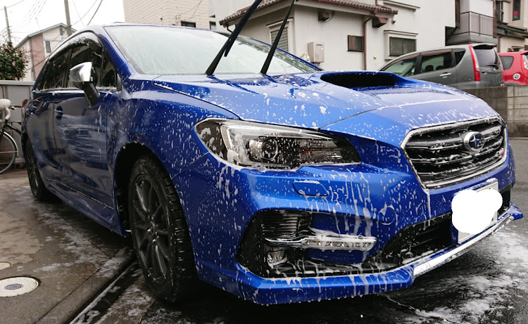 レヴォーグの洗車・寒いけど手洗い・ピカピカ✨に関するカスタム事例の投稿画像4枚目