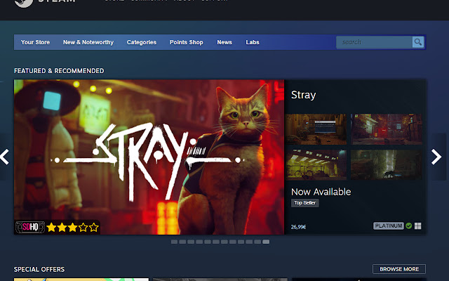 Show Great on Deck on Steam chrome extension