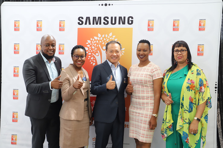 Samsung SA and UWC officially opened the Samsung Future-Innovation Lab on campus in March 2020. Picture: SUPPLIED/SAMSUNG