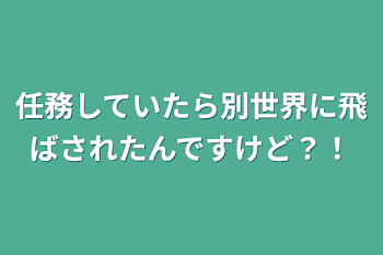 任務していたら別世界に飛ばされたんですけど？！