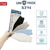 Set 50 Chiếc Khẩu Trang 4 Lớp Kf94 Uni Mask, Chống Bụi Mịn Và Kháng Khuẩn Hàng Cao Cấp.