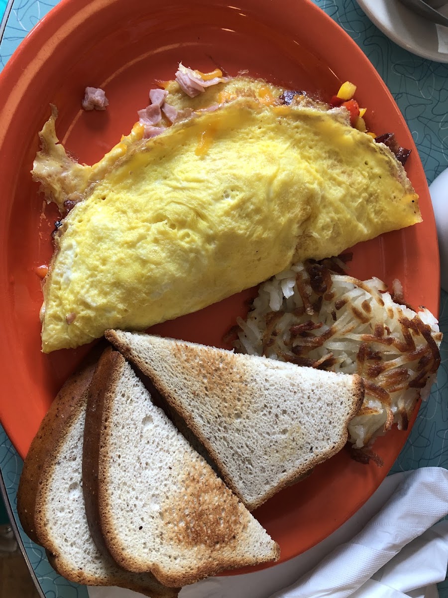 Copper Harbor omelet at Donker’s.