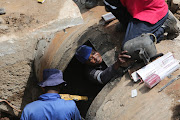 Joburg Water technicians braved treacherous conditions on Wednesday to restore water to the northern suburbs in the biggest and most complex repair job ever done to the city's water reticulation system.