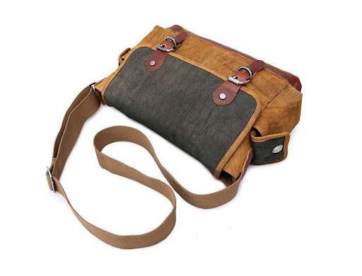 Title 4, Retro covered canvas shoulder bag, perfect for ...