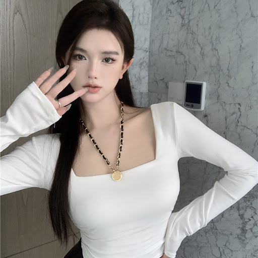 Title 5, Underlay Shirt Square Collar Long Sleeved Small...