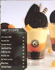 Oasiss Cakes & Ice Creams menu 1