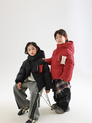 Title 18, Childrens Winter Warm White Duck Down Jacket B...