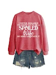 Red Sweater White Font