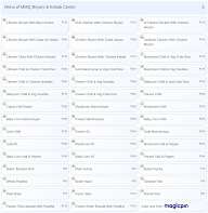 MMQ Biryani & Kebab Center menu 3