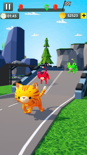 Screenshot Cat Run Fun Race Game 3D