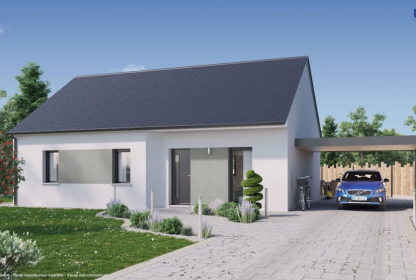  Vente Terrain + Maison - Terrain : 359m² - Maison : 82m² à Langeais (37130) 