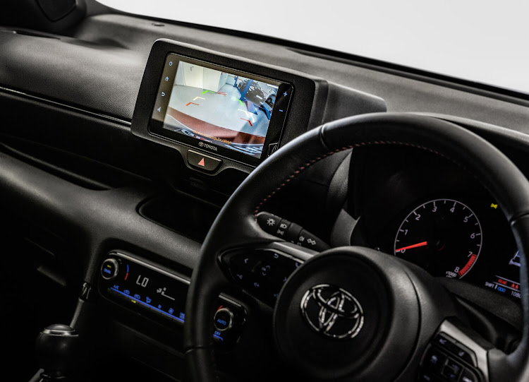 A reverse camera and rear park distance are fitted as standard.