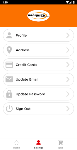 Screenshot Brooklyn Pizza Company