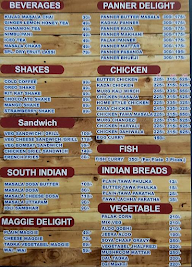 Desivideshi Cafe menu 2