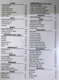 Upahar Bakers menu 4