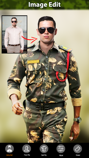 Screenshot Army Photo Suit Editor ArmyMan