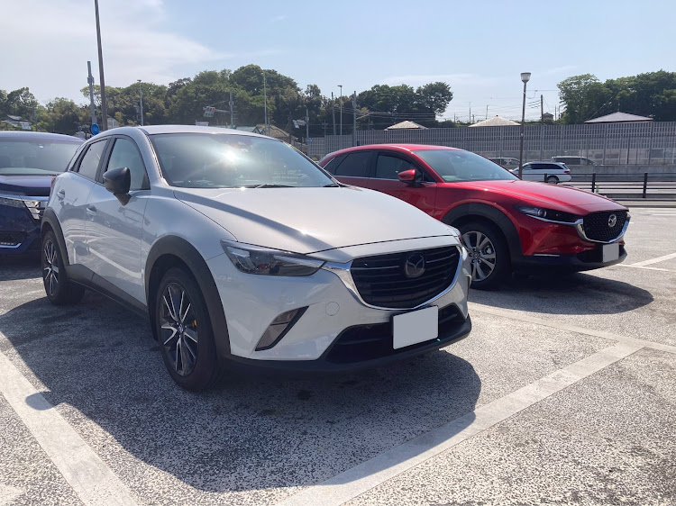 CX-3の医療従事者にエールを❗️・緊急事態宣言発令・マスクは必須アイテムです。・スキマ埋めクッション・ソウルレッド  カッパーレッド コラボに関するカスタム事例の投稿画像2枚目