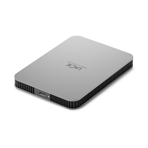 Ổ Cứng Di Động HDD LaCie Mobile Drive 2022 5TB USB-C 3.2 gen 1 (Bạc) - STLP5000400