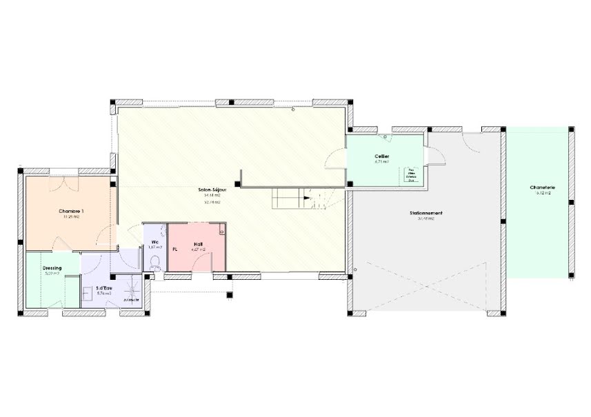 Vente maison neuve 5 pièces 146 m² à Neuvy-le-Roi (37370), 302 300 €