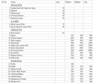 Surbhi Sweets And Snacks menu 1