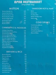 Apna Restaurant menu 1