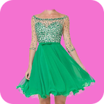 Cover Image of Télécharger Women Short Dress Photo Suit 1.1 APK