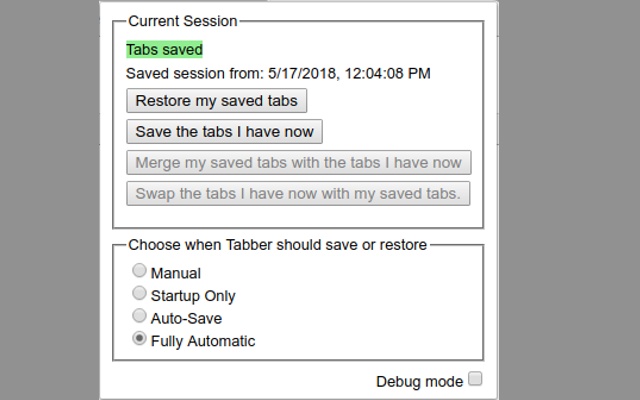 Tabber Multi-machine Tab Manager