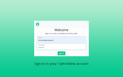 TalentView ATS Chrome Extension