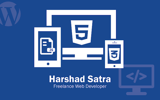 Harshad Satra - Web Developer chrome extension