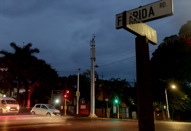 Florida Road, one of Durban's busiest streets and where Kiernan 'AKA' Forbes and his friend chef Tebello 'Tibz' Motsoane were shot dead this year, had one working CCTV camera at the time. The city says all of its cameras are now working to fight crime and track criminals. File photo.