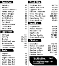 Rolls & Rice menu 1