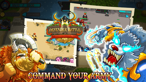 Télécharger Gratuit Defender Battle: Hero Kingdom Wars - Strategy Game  APK MOD (Astuce) 3