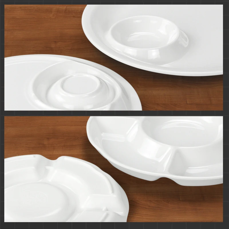 Title 13, Witte melamine servies voor bar KTV. Sub-pack b...