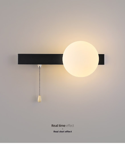 Title 9, Bedroom Pull Switch Bedside Wall Lamp Children...