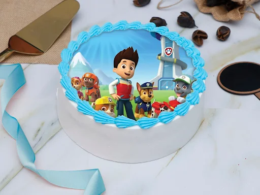 Paw Patrol Photo Cake