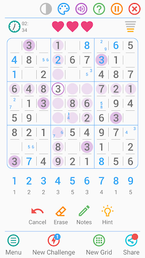 Sudoku - Free Puzzle Game screenshots 1