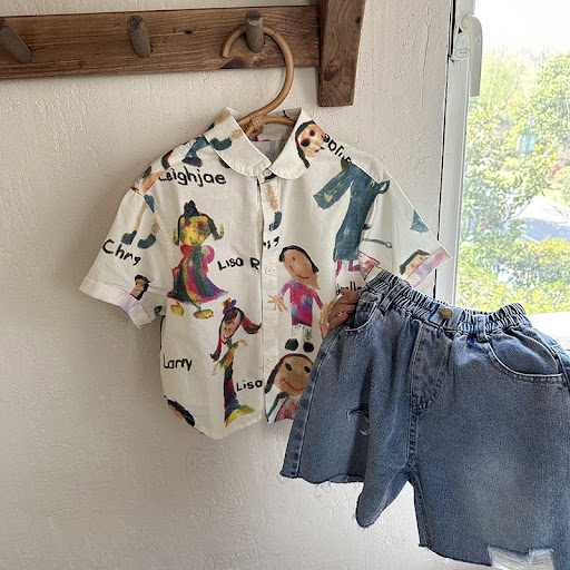 Title 4, Boys Shirt Summer Korean Edition, lightweight ...