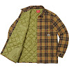 quilted plaid flannel shirt fw21