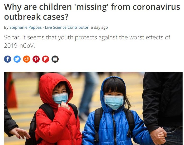 why children are not at risk? Corona statistics. Onneksi lapset eivät ole Koronaviruksen riskiryhmässä, Live Science