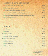 Larry's China - Taj Ambassador menu 7