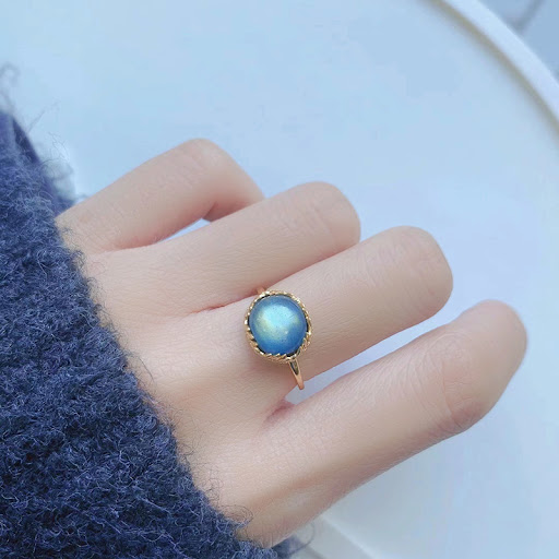 Title 2, Malachite Feather 925 Silver Ring Jewelry for W...