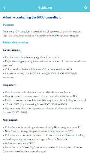 Paediatric Intensive Care