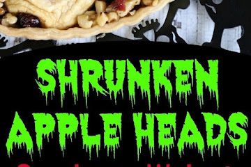 Shrunken Heads Halloween Apple Cranberry Walnut Tart Recipe