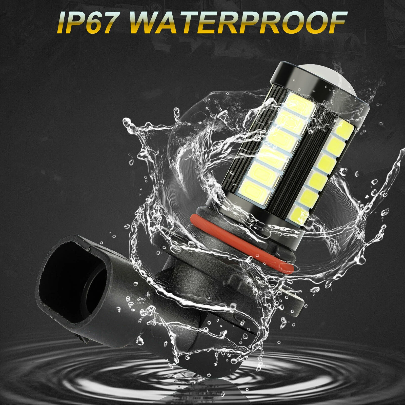 Title 3, 9005 9006 K White LED Bulb Kit High and Low Bea...