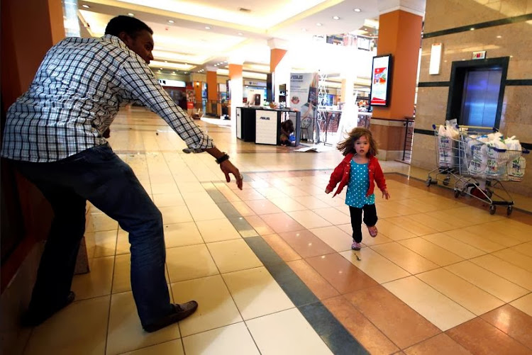 Abdul Haji in action during the Westgate attack