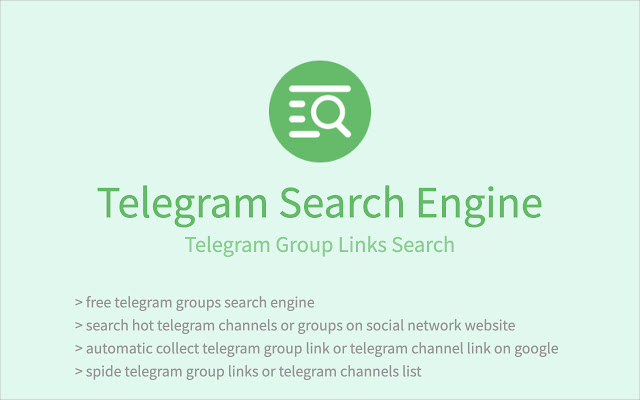 Telegram Search Engine - TG Group Link Search chrome extension